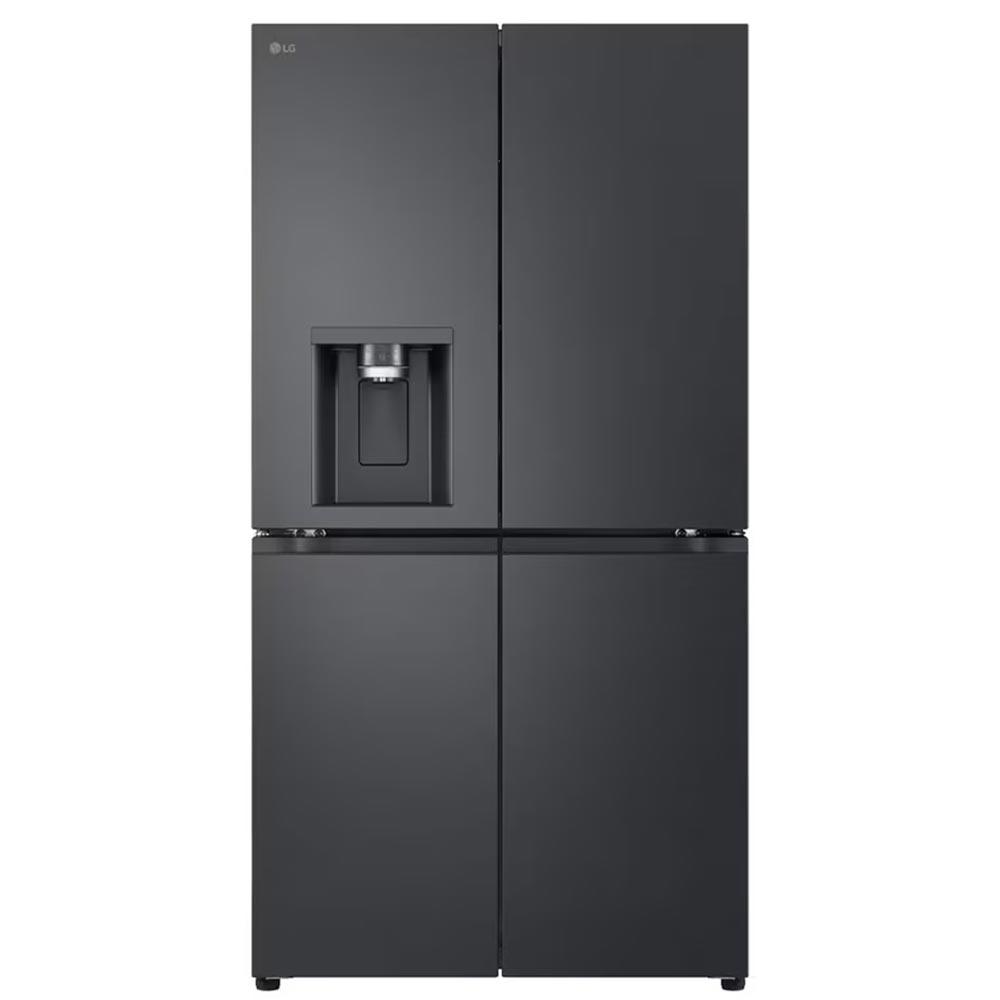 LG GF-LN700MBL 636L French Door Fridge Non-Plumbed in Matte Black - Carton Damaged