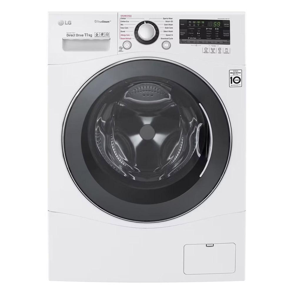 LG WD1411SBW 11kg Front Load Washing Machine with True Steam - Refurbished