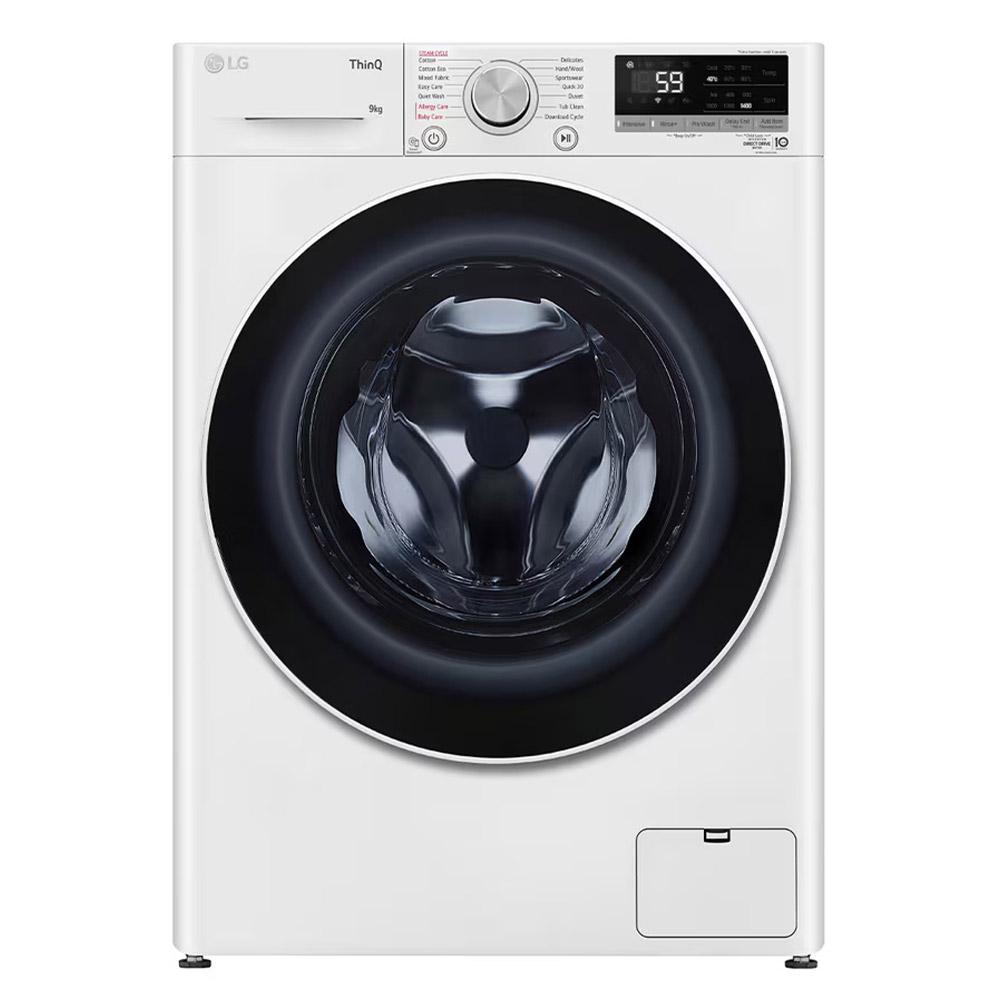 LG WV5-1208W 8kg Slim Front Load Washing Machine with Steam - Carton Damaged
