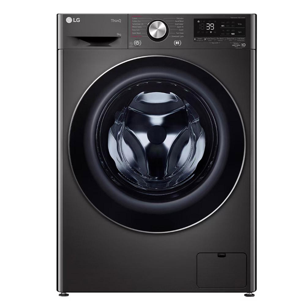 LG WV9-1609B 9kg Front Load Washing Machine Series 9 in Black - Factory Seconds