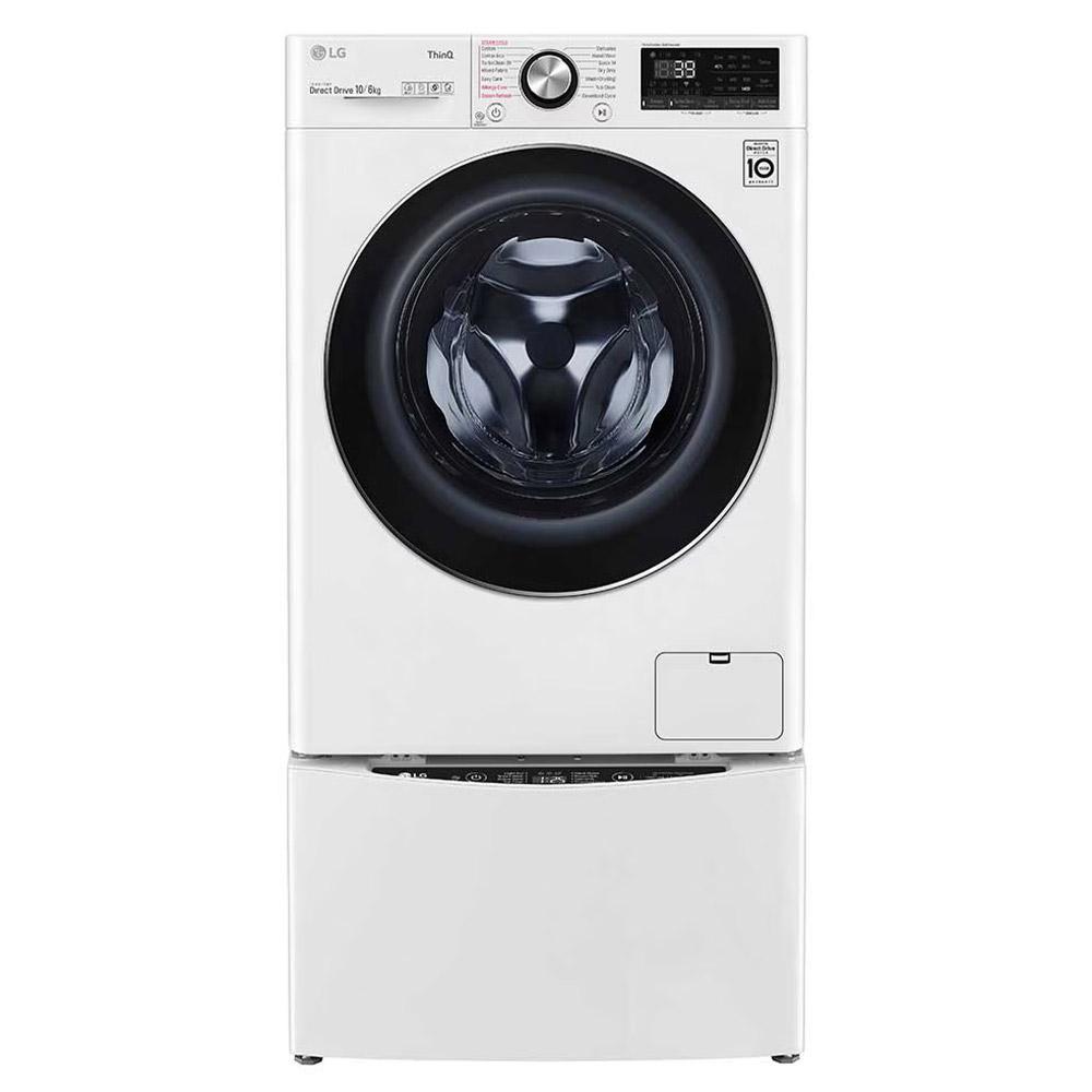 LG WVC9-1410W 12kg Total Washing Load TWINWash® System including LG MiniWasher WTP22WY - Factory Seconds