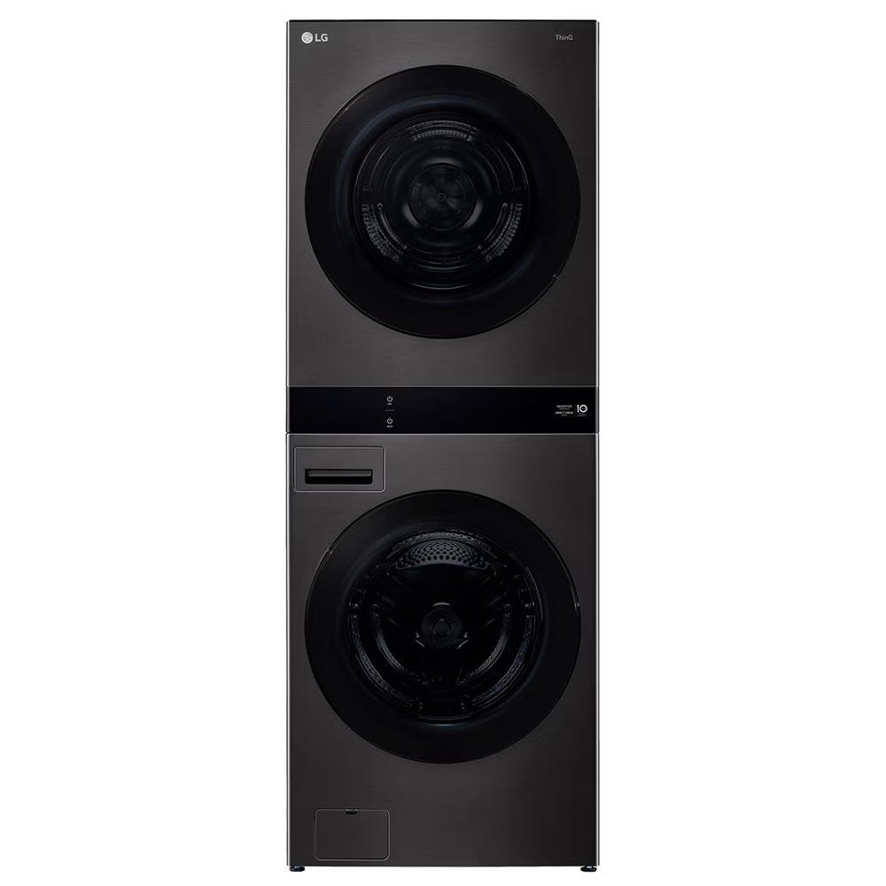 LG WWT-1910B 19/10kg AI WashTower™ Stacked Washer Dryer Combo in Black - Carton Damaged