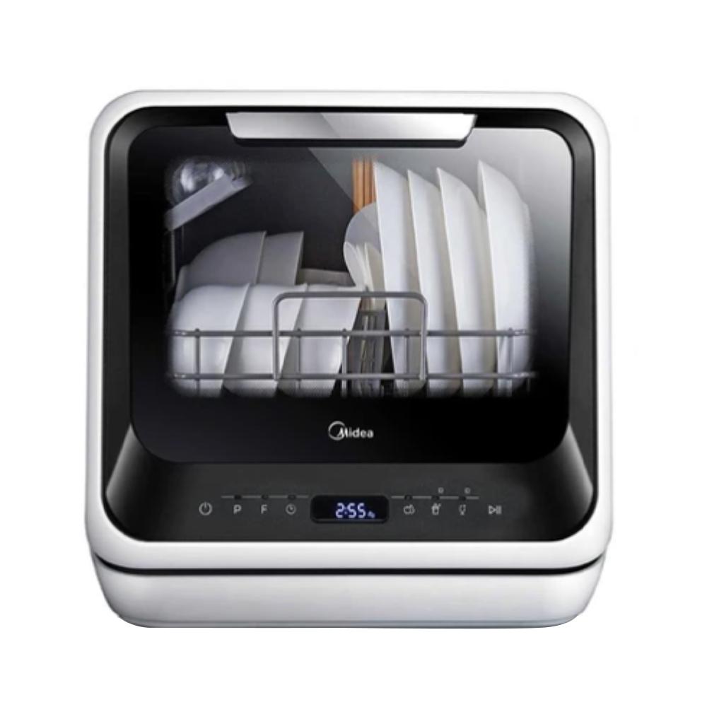 Midea MDWMINIBL 5L Tank Mini Benchtop Dishwasher Black - Factory Seconds