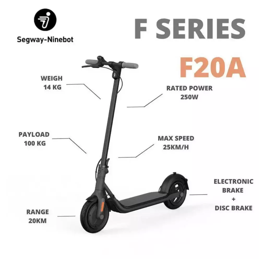 Segway Ninebot Kickscooter F20A - Factory Seconds