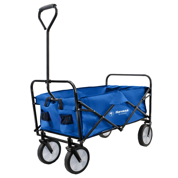 Brand New Havana Outdoors Collapsible Beach Wagon - Navy