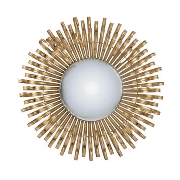 Riccione Lux Gold Sunburst Mirror