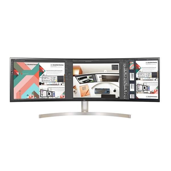 LG 49WL95C-W 49" (124cm) Curved UltraWide IPS Monitor w/HDR10 - Carton Damaged