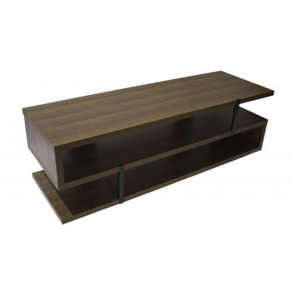 Gecko A005-2 Lowboard Dark Walnut Wood TV Stand