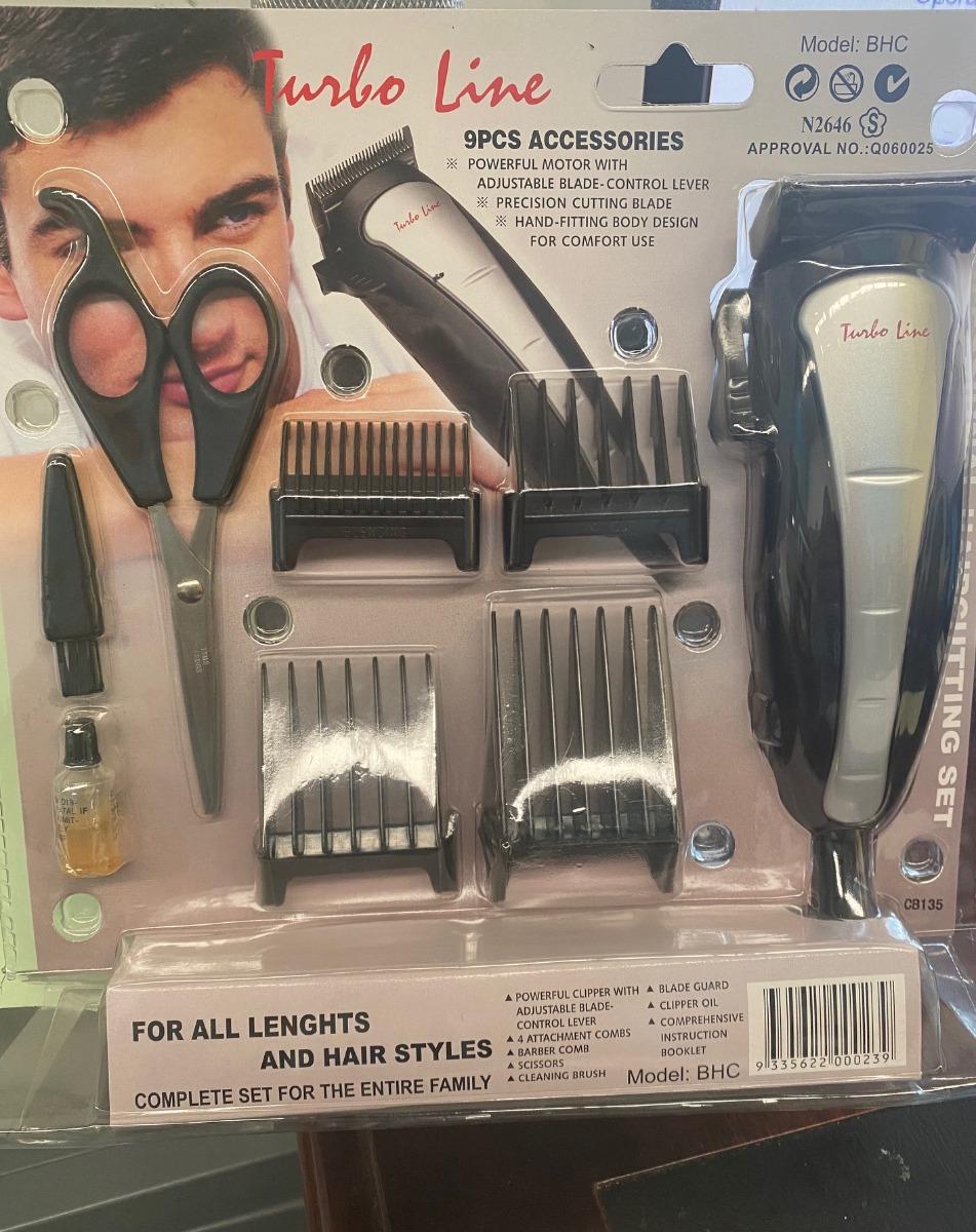 Brand New Turboline BHC-R1 9Pcs Haircut Kits