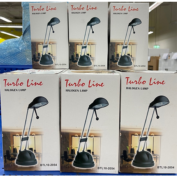 Brand New Turboline BTL10-2054 Black Adjustable Desk Lamp