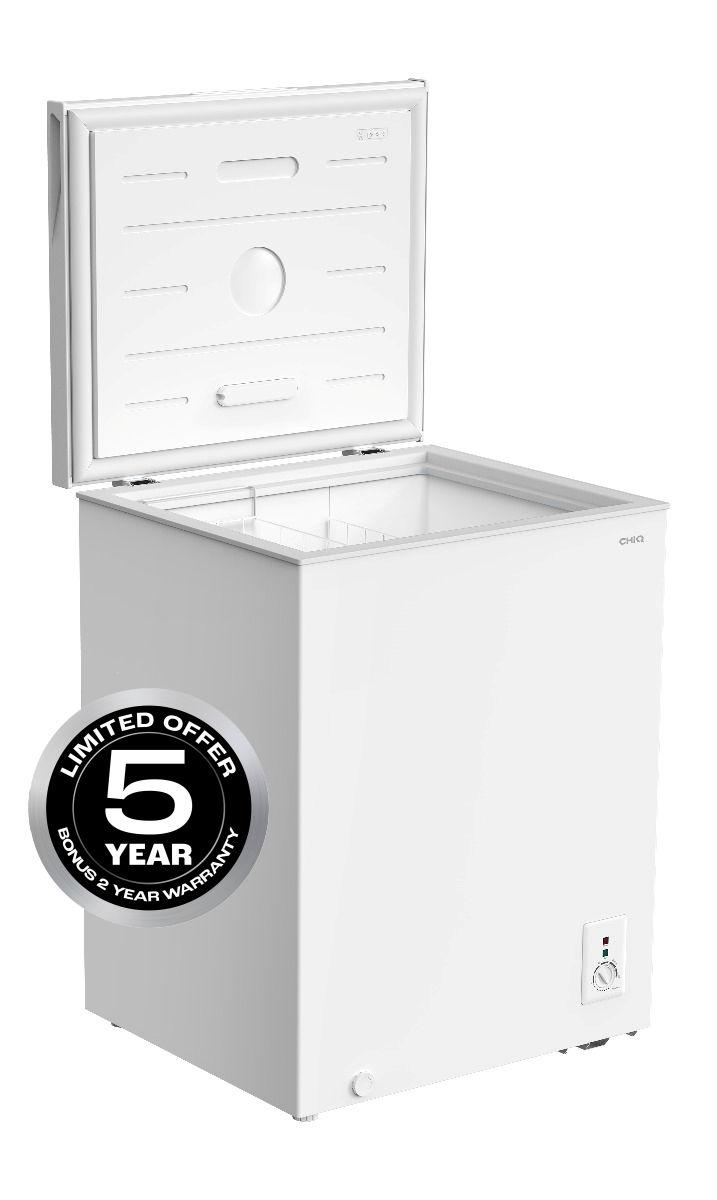 Brand New CHIQ CCF142DW 142L Hybrid Chest Freezer