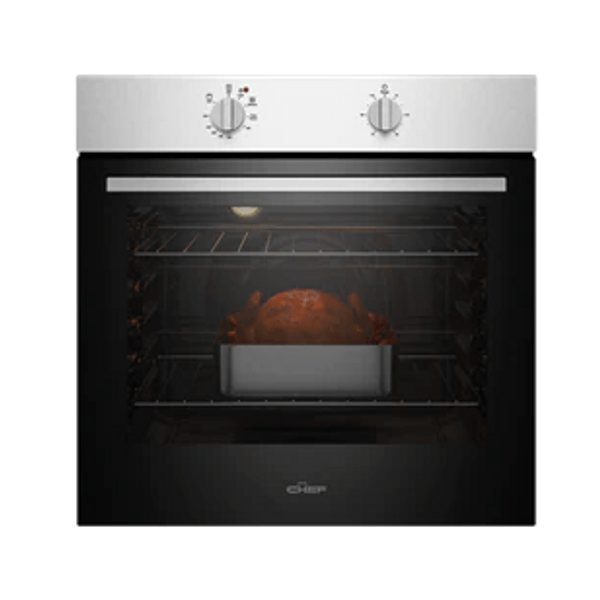 Chef CVE612SB 60cm Stainless Electric Multi-Function 3 Oven - Factory Seconds 2nd