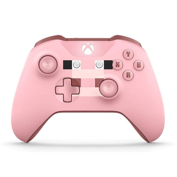 Genuine Xbox Wireless Controller - Minecraft Pig Special Edition_ Carton Damaged