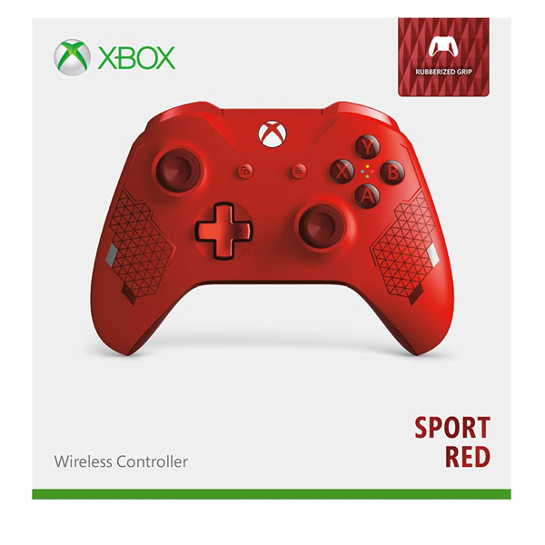 Genuine Xbox Wireless Controller - Sport Red Special Edition CZ2-00242 - Recertified