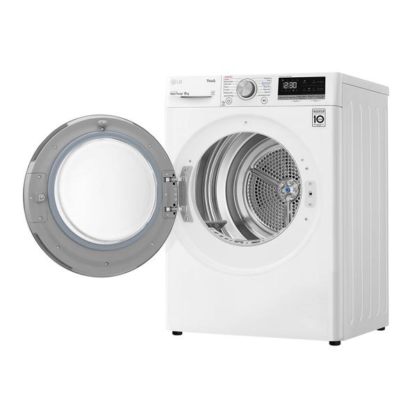 LG DVH5-08W 8kg Heat Pump Dryer w/Inverter Control - Carton Damaged