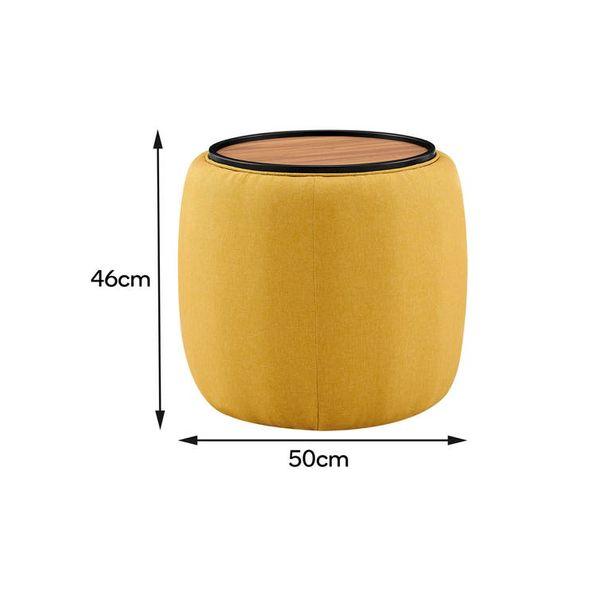 Riccione Lux Bronte Midas Touch Yellow Side Table