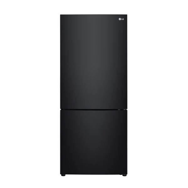 LG GB-455BLE 454L Black Bottom Mount Fridge w/Door Cooling - Carton Damaged