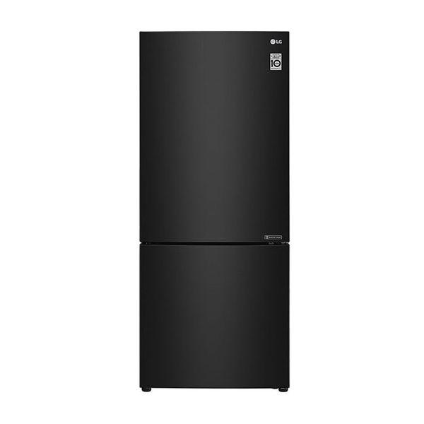 LG GB-455BTL 454L Black Steel Bottom Mount Fridge w/Door Cooling  - Factory Seconds 2nd