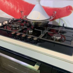 Kleenmaid GCTK9012 90cm Black Krystal Glass Built-in Gas Cooktop - Carton Damaged