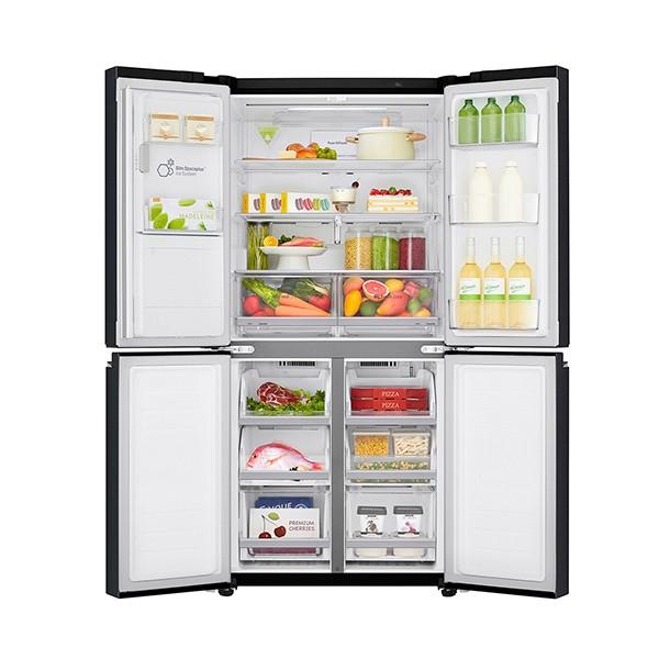 LG GF-L570MBL 570L Black Slim French Door Refrigerator - Refurbished
