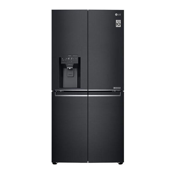 LG GF-L570MBNL 570L Black Slim French Door Fridge w/ non-Plumbed Ice & Water - Carton Damaged