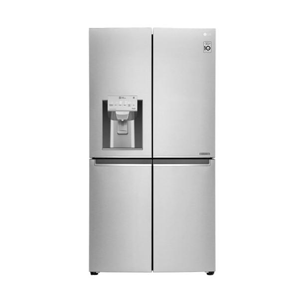 LG GF-L708PL 708L French Door Refrigerator with Ice & Water Dispenser in Brushed Steel Finish - Refurbished