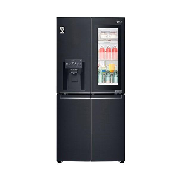 LG GF-V570MBL 570L Black Slim French Door Fridge w/InstaView - Carton Damaged