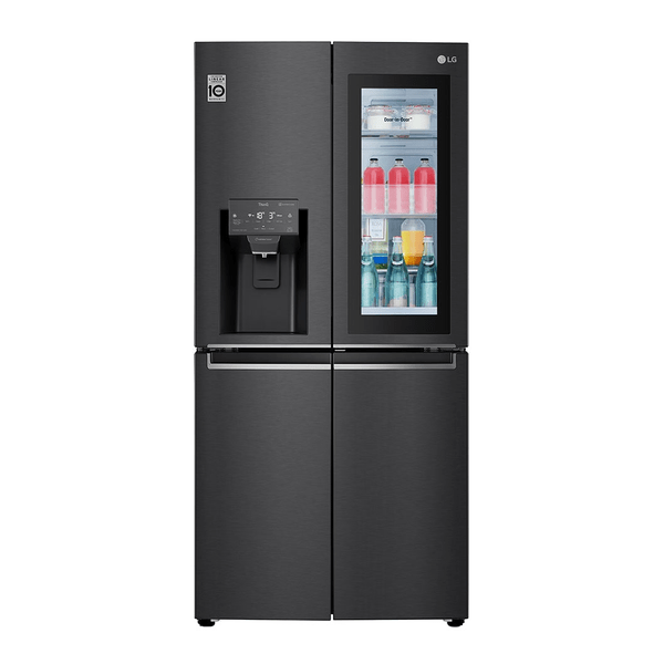 LG GF-V570MBLC Matte Black 508L Slim French Door Refrigerator - Factory Seconds 2nd