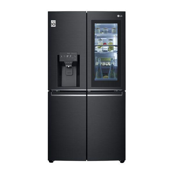 LG GF-V706MBL 706L Matte Black French Door-In-Door Fridge w/InstaView - Carton Damaged