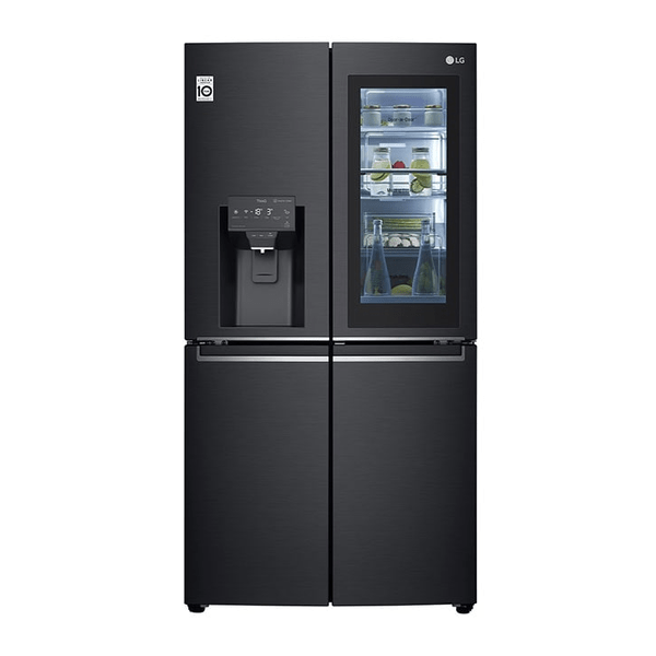 LG GF-V910MBLC 847L Matte Black French Door Refrigerator - Carton Damaged