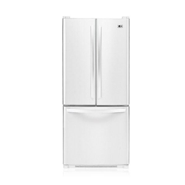 LG GM-B208WVS 591L White Slim Line French 3-Door Fridge - Factory Second 2nd