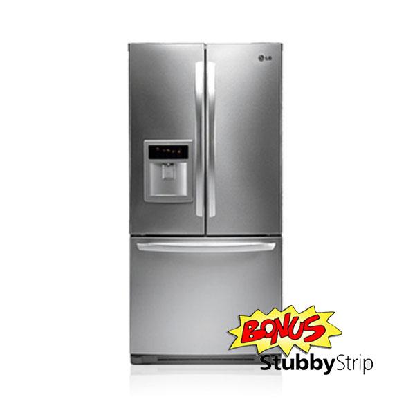 LG GM-F238SS 682L Stainless French Door Refrigerator - Factory Second 2nd