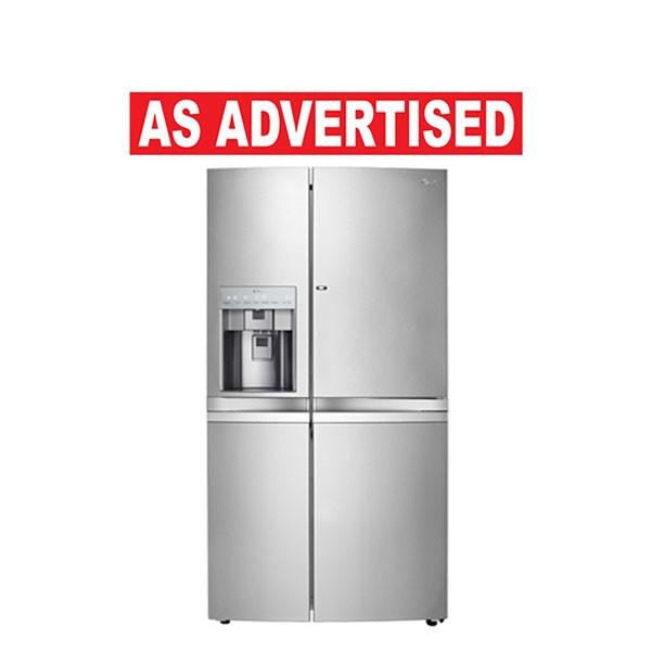 LG GR-D257SL 661L Stainless VCM Side by Side Fridge - Factory Second 2nd