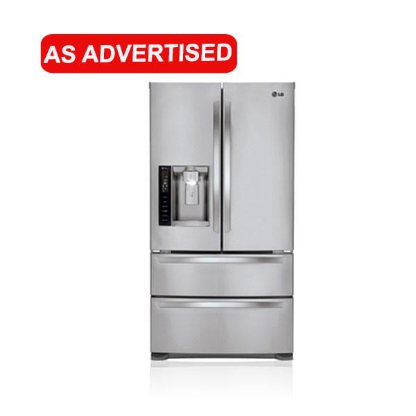 LG GR-L219CSL 610L Stainless 4 Door French Refrigerator - Factory Second 2nd