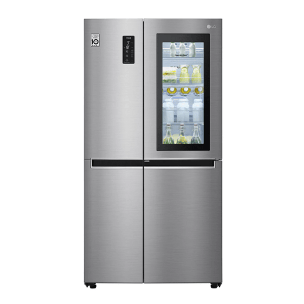 LG GS-VB680PL 687L Stainless Side by Side Fridge with InstaView - Factory Seconds 2nd