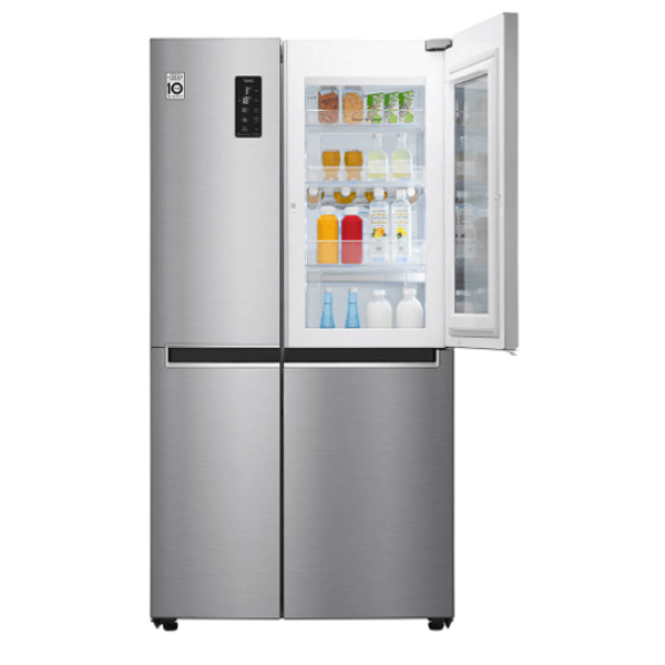 LG GS VB680PL 687L Stainless Side by Side Fridge with InstaView Factory Seconds 2nd