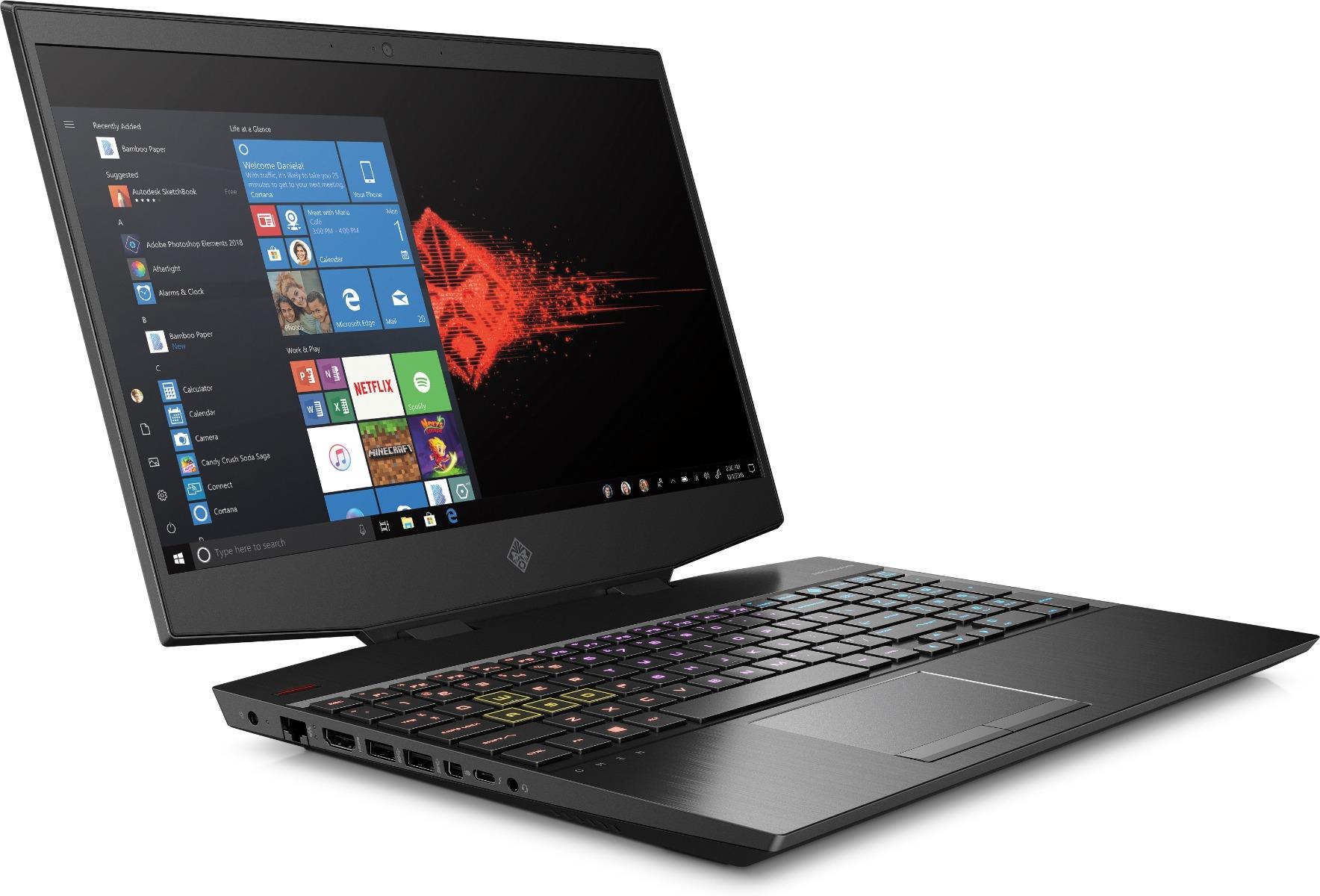 OMEN by HP 15-dh0146tx 5.6" Intel® Core™ i7-9750H 16GB SDRAM 512GB SSD VN9-00171 - Recertified