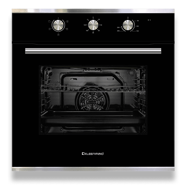 Kleenmaid KCOMF6010 60cm 75L 5 Function Black And Stainless Steel Oven - Carton Damaged