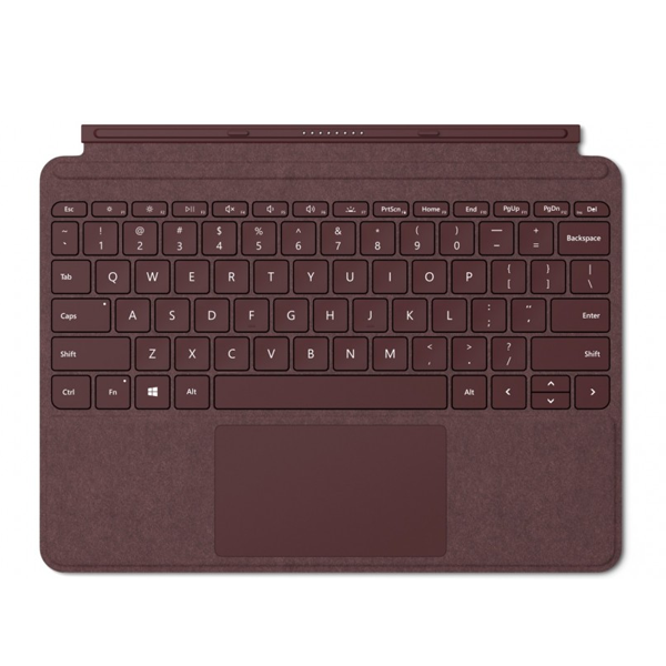 Brand New Microsoft Surface Go Keyboard KCW-00055 Signature Type Cover - Burgundy