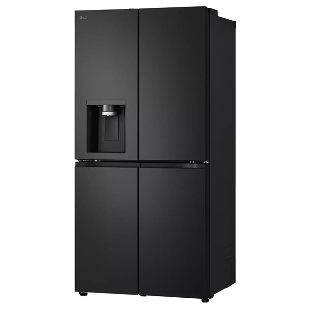 LG 506L Slim French Door Fridge with Plumbed Water & Ice Matte Black GF-L500MBL - Factory Seconds