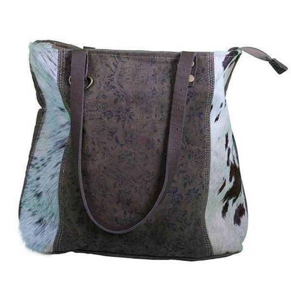 Riccione Lux Floral Cowhide Bag