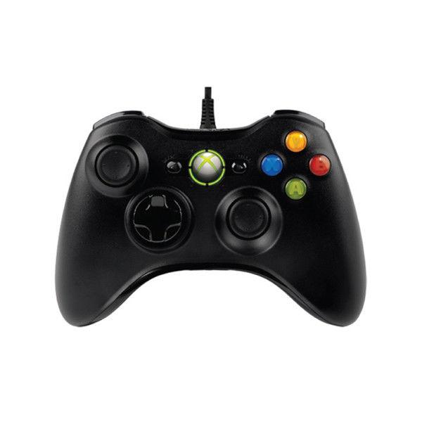 Microsoft 52A-00003 Xbox Black 360 Wired Controller Gaming Pad - Refurbished