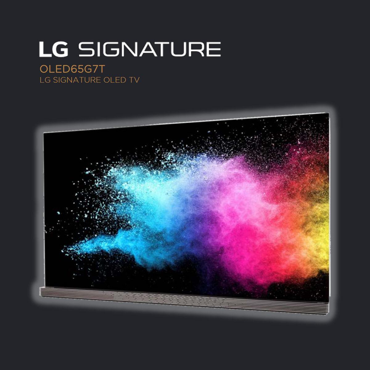 LG OLED65G7T 65" (164cm) Ultra HD 4K Smart Signature OLED TV - Carton Damaged