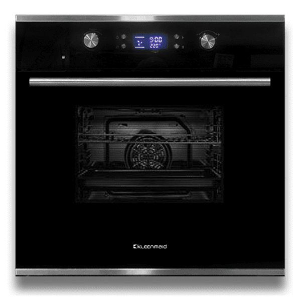 Kleenmaid OMF6015 60cm Black Glass 11 Function Built In XL 75L Oven - Carton Damaged