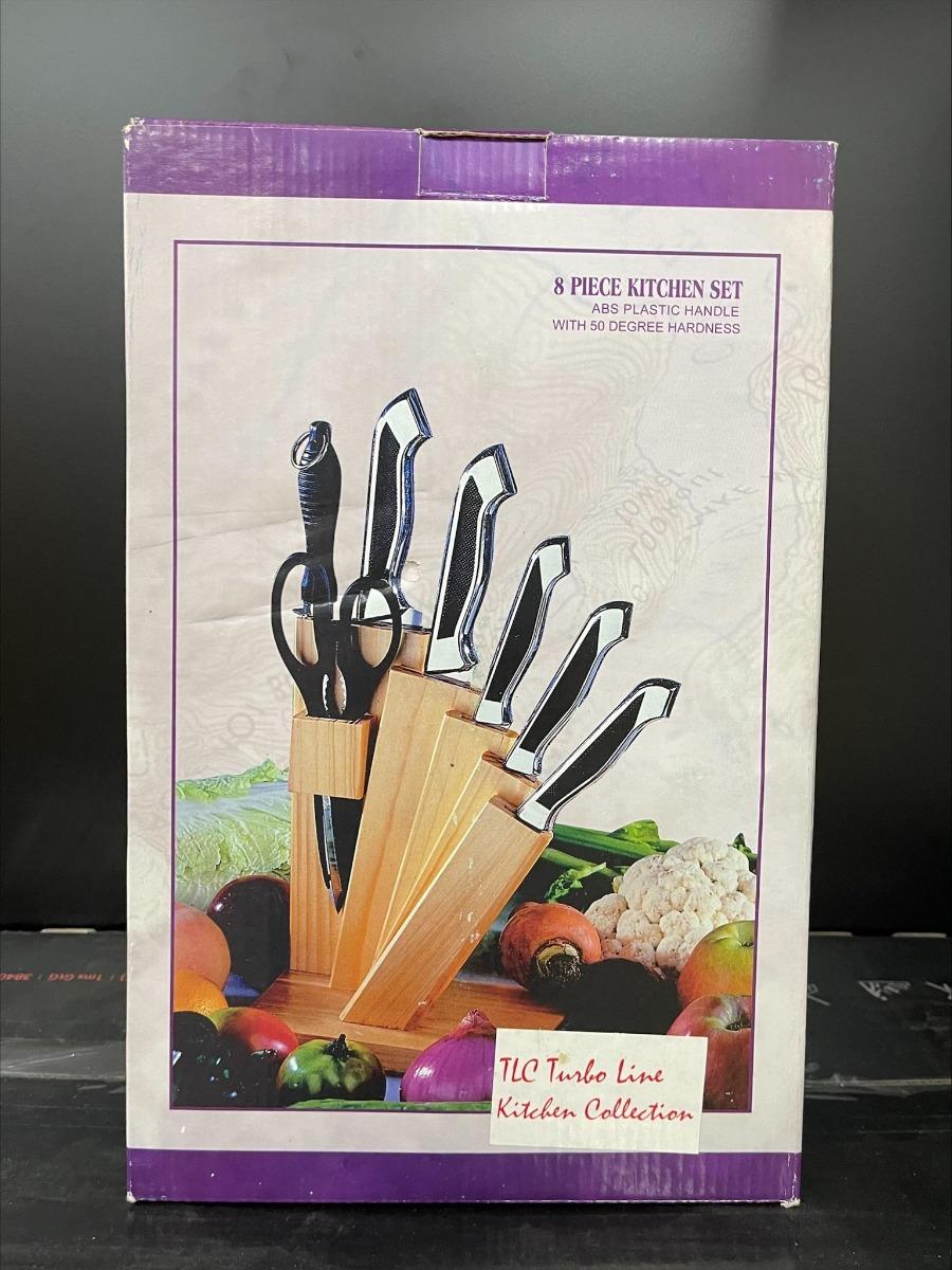 Brand New Turboline TL8PKS 8pc Knife Set with 50 degree hardness