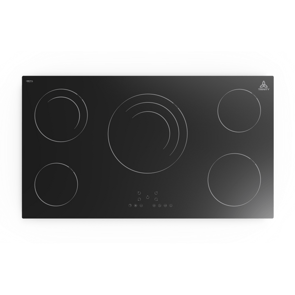 Brand New Trinity TRC900CT 90cm Built-in Glass LED Display Ceramic Cooktop