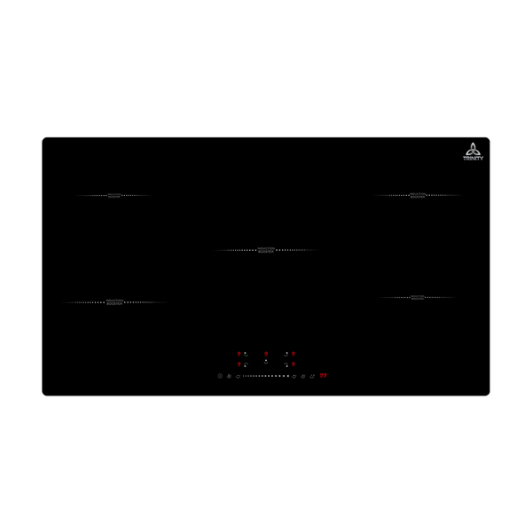 Brand New Trinity TRI905 90cm Built-in Glass LED Child Lock Induction Cooktop