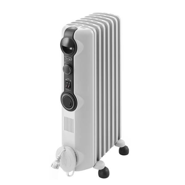 Delonghi TRRS0715T White 1500W Radia S Oil Column Heater - Refurbished