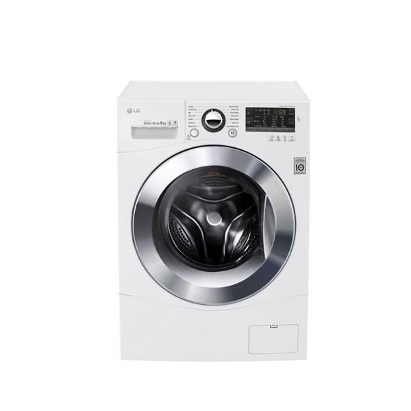 LG WD1408NPW 8kg Front Load Washing w/TurboClean - Factory Second 2nd