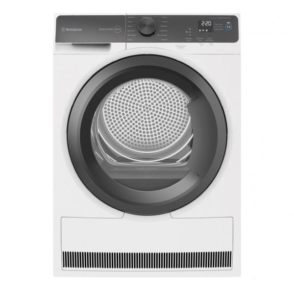 Westinghouse WDH804N7WA 8kg EasyCare 500 series Heat Pump Dryer - Factory Seconds